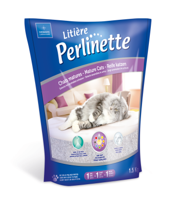 Litière-Perlinette chat mature 1,5kg 