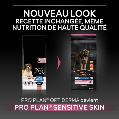 PRO PLAN Chien Large Adult Robust Sensitive Skin Saumon 14KG