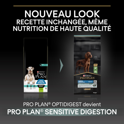 PRO PLAN Chien Large Adult Athletic Sensitive Digestion Agneau 14KG