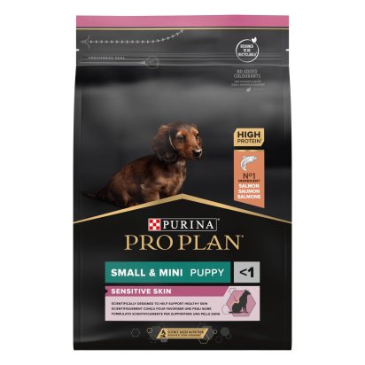 PRO PLAN Chien Small&Mini Puppy Sensitive Skin Saumon 3KG