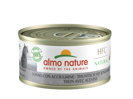 Almo Nature Hfc Natural Thon Et Alevins Boîte 70 Gr