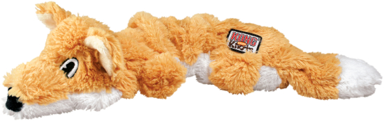 Kong® Jouet Knots Scrunch Orange Renard