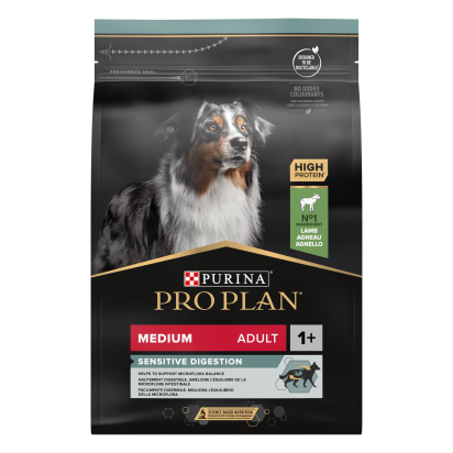 PRO PLAN Chien Medium Adult Sensitive Digestion Agneau 3KG