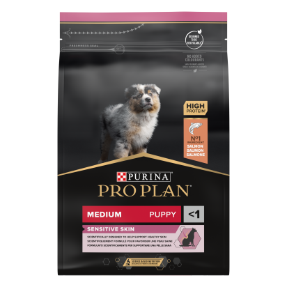 PRO PLAN Chien Medium Puppy Sensitive Skin Saumon 3KG