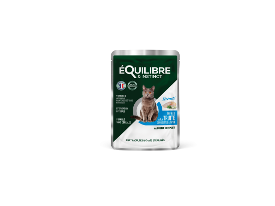 Effilés à la truite, courgettes & thym pour CHAT STÉRILISÉ