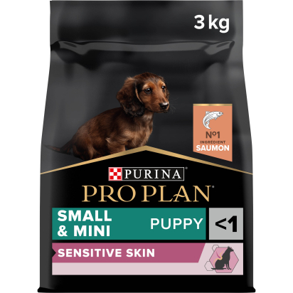 PRO PLAN Chien Small&Mini Puppy Sensitive Skin Saumon 3KG