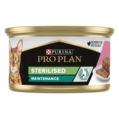 PRO PLAN STERILISED MAINTENANCE Terrine Thon Saumon 85g