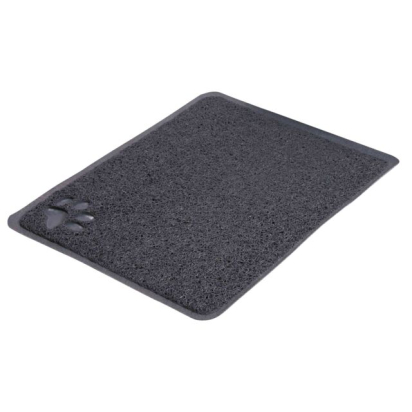Tapis pour bac à litière, PVC, 37 × 45 cm, anthracite