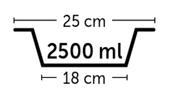 Gamelle pour la nourriture et l'eau Baldwin Rond Argent
