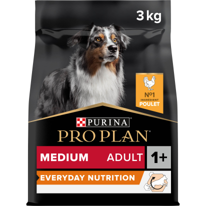 PRO PLAN Chien Medium Adulte Everyday Nutrition Poulet 3KG