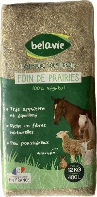 Foin de prairie 12kg 480L