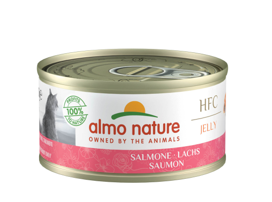 Almo Nature Hfc Jelly Saumon Boîte 70 Gr
