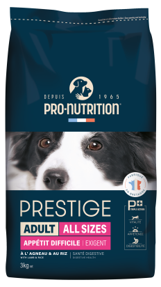 PRESTIGE CHIEN ADULT ALL SIZES - EXIGENT - AGNEAU / RIZ 3KG