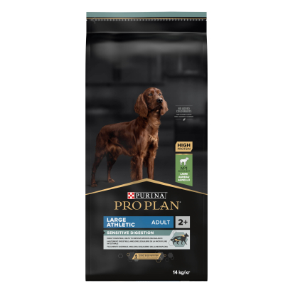 PRO PLAN Chien Large Adult Athletic Sensitive Digestion Agneau 14KG