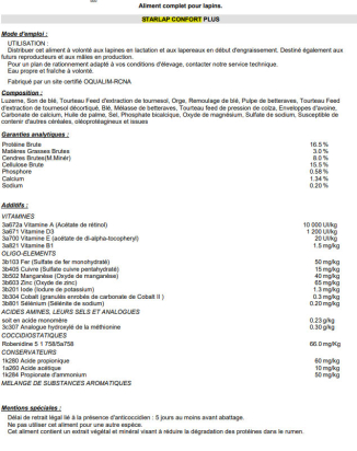 STARLAP CONFORT PLUS 25KG