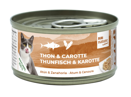 Bubi Nature, thon/carotte, 70g