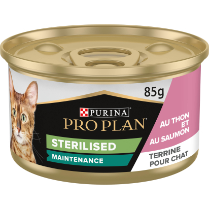 PRO PLAN STERILISED MAINTENANCE Terrine Thon Saumon 85g