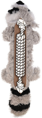 Kong® Jouet Knots Scrunch Gris Raton laveur