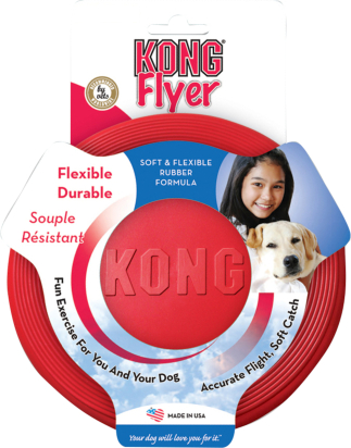 Kong® Jouet Flyer Rouge Frisbee