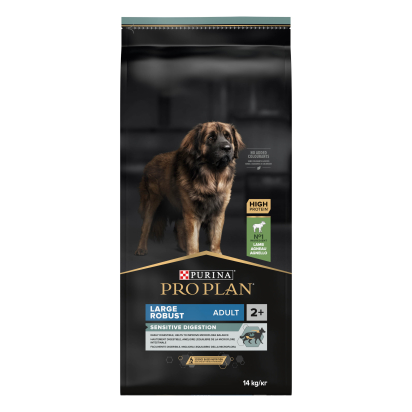 PRO PLAN Chien Large Adult Robust Sensitive Digestion Agneau 14KG