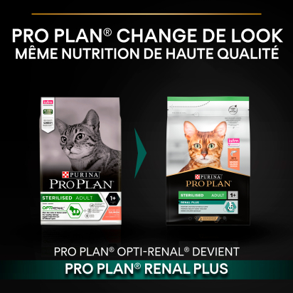 Pro Plan Sterilised Adult RENAL PLUS Saumon 1,5kg