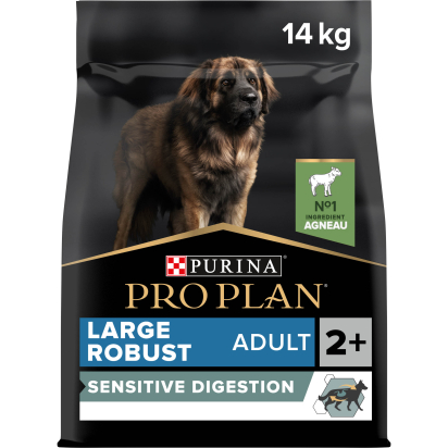 PRO PLAN Chien Large Adult Robust Sensitive Digestion Agneau 14KG