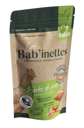 BAB'INETTES CHAT BOULES DE POIL 60g