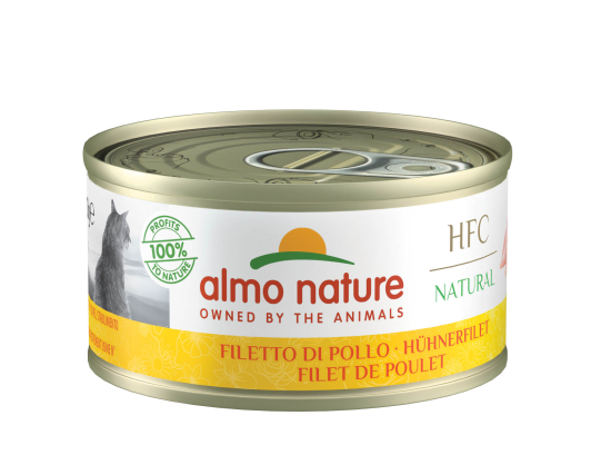 Almo Nature Hfc Natural Filet De Poulet Boîte 70 Gr