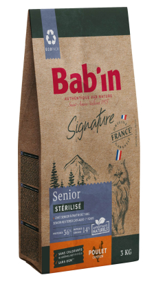BAB'IN SIGNATURE CHAT SENIOR STERILISE 3 KG