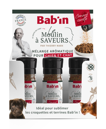 Bab'in - LE MOULIN A SAVEURS CANARD CAROTTE 45g