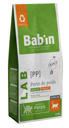 BAB'IN LAB CHAT PERTE DE POIDS 3 KG