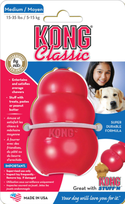 Kong® Jouet Classic Rouge Wobbler