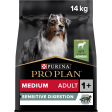 PRO PLAN Chien Medium Adult Sensitive Digestion Agneau 14KG