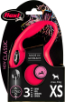 Flexi Laisse à enrouleur New Classic Cord Rouge