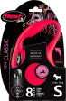 Flexi Laisse à enrouleur New Classic Cord Rouge