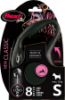 Flexi Laisse à enrouleur New Classic Cord Noir