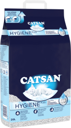 CATSAN Hygiene plus Litière minérale pour chat 20L