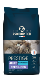 PRESTIGE CHAT ADULT STERILIZED AUX POISSONS BLANCS 10KG
