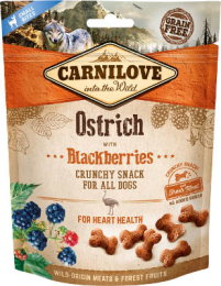 Carnilove Treats Crunchy Snack -  Autruche & Mûres Sac 200 Gr