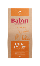 BAB'IN CLASSIQUE CHAT ADULTE POULET 14 KG