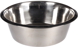 Gamelle pour la nourriture et l'eau Baldwin Rond Argent- 29cm -4050ml