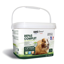 Repas complet cochon d'inde 7kg en seau 