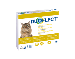 DUOFLECT® solution pour spot-on pour chats de 0.5-5 kg - 3 pipettes