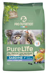 Pure Life chat Sterilised sardine 8kg