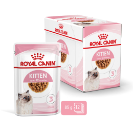 ROYAL CANIN KITTEN SECOND AGE BOUCHEES EN SAUCE CHATON DE 4 A 12 MOIS