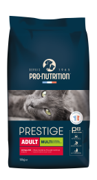 PRESTIGE CHAT ADULT MULTI - A LA VOLAILLE ET AUX LEGUMES 10KG