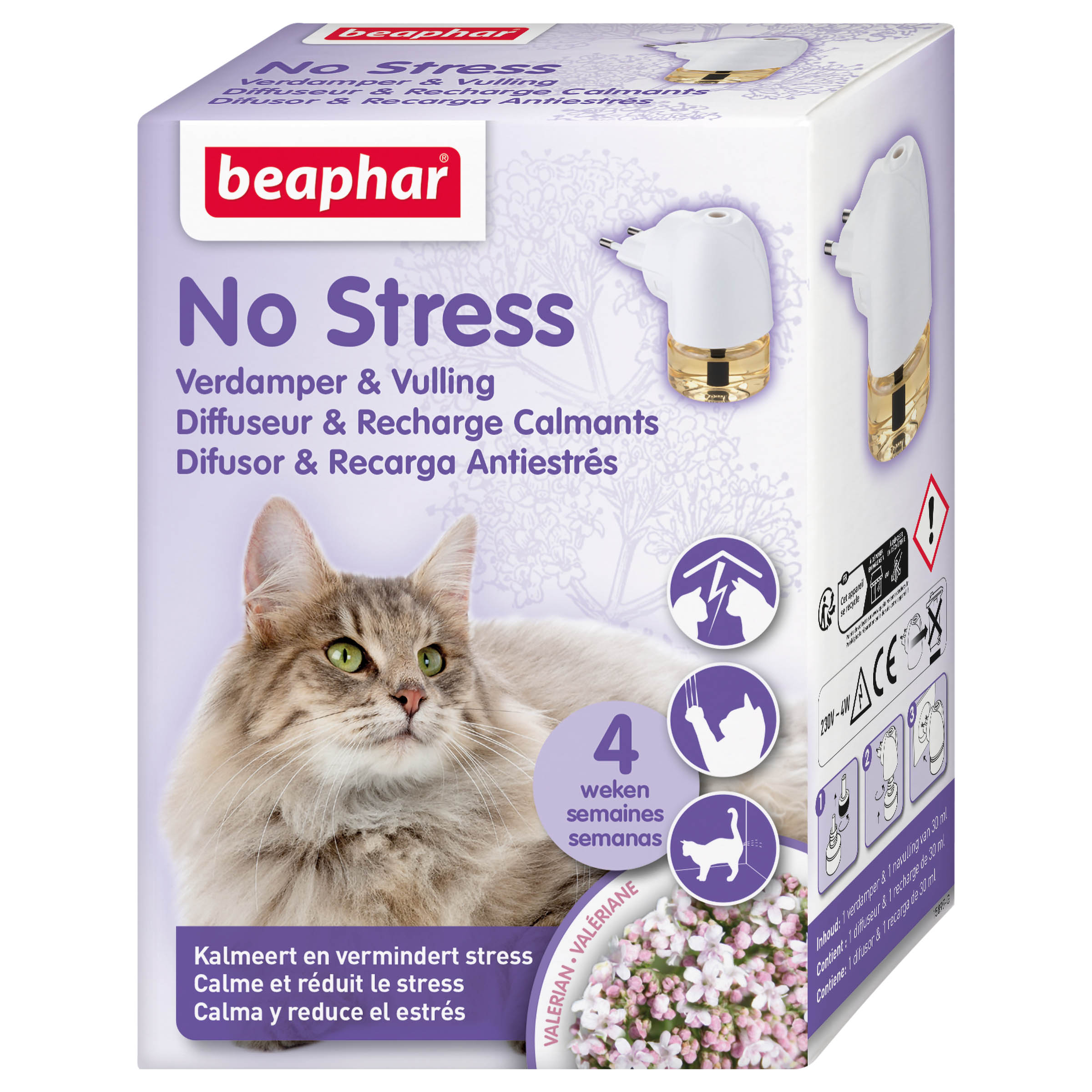 Diffuseur calmant pour chat - 1 prise + 1 recharge 30 ml