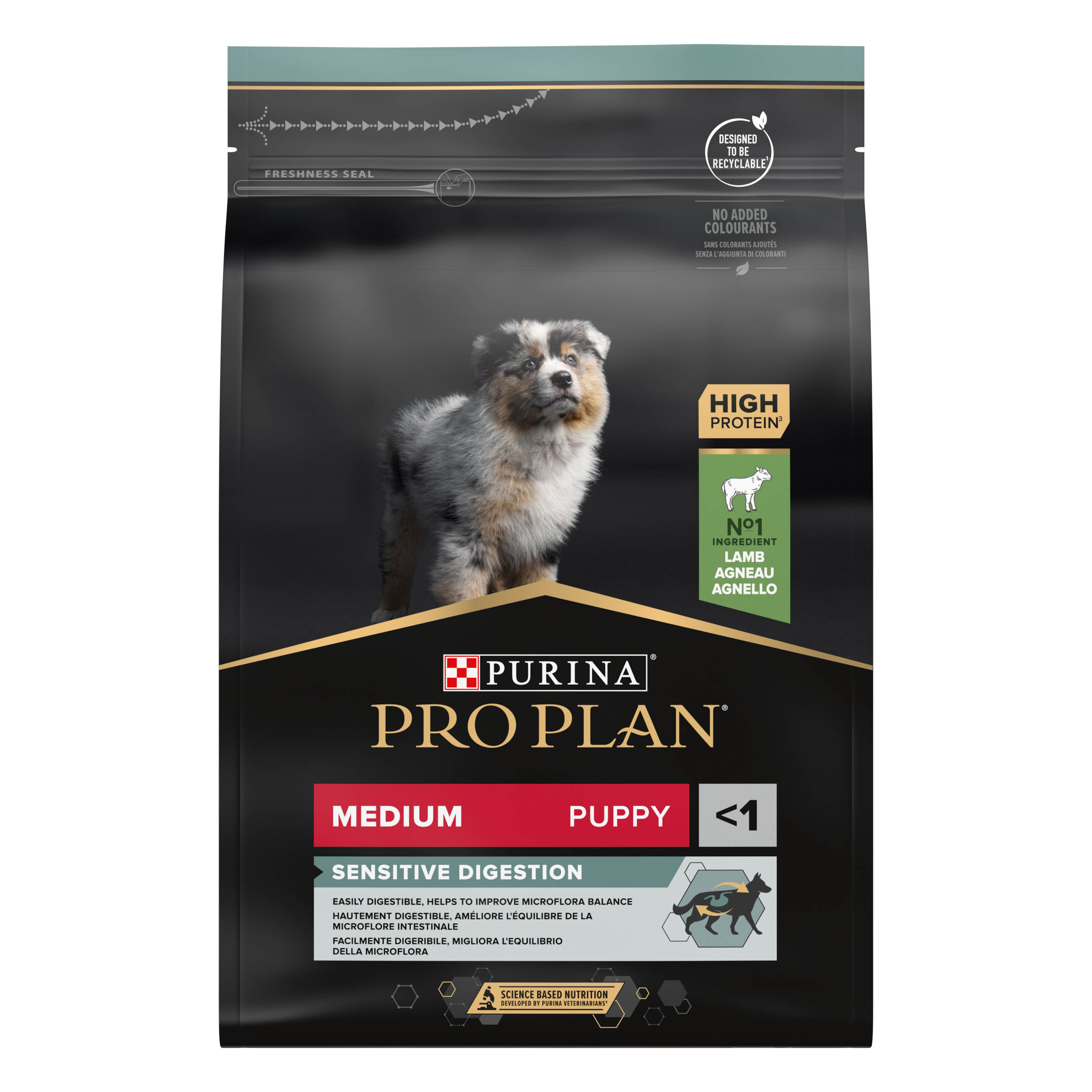 PRO PLAN Chien Medium Puppy Sensitive Digestion Agneau 3KG