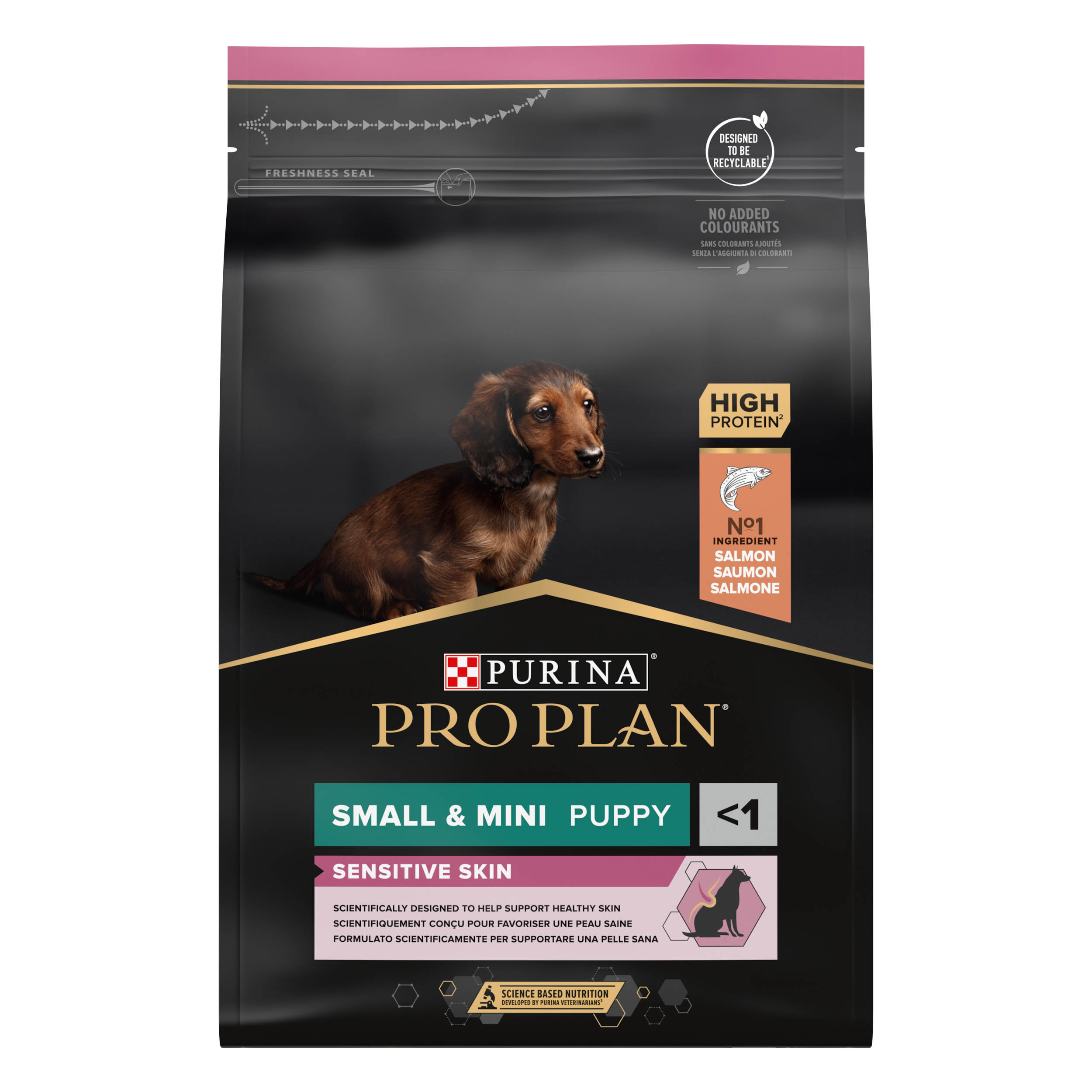 PRO PLAN Chien Small&Mini Puppy Sensitive Skin Saumon 3KG