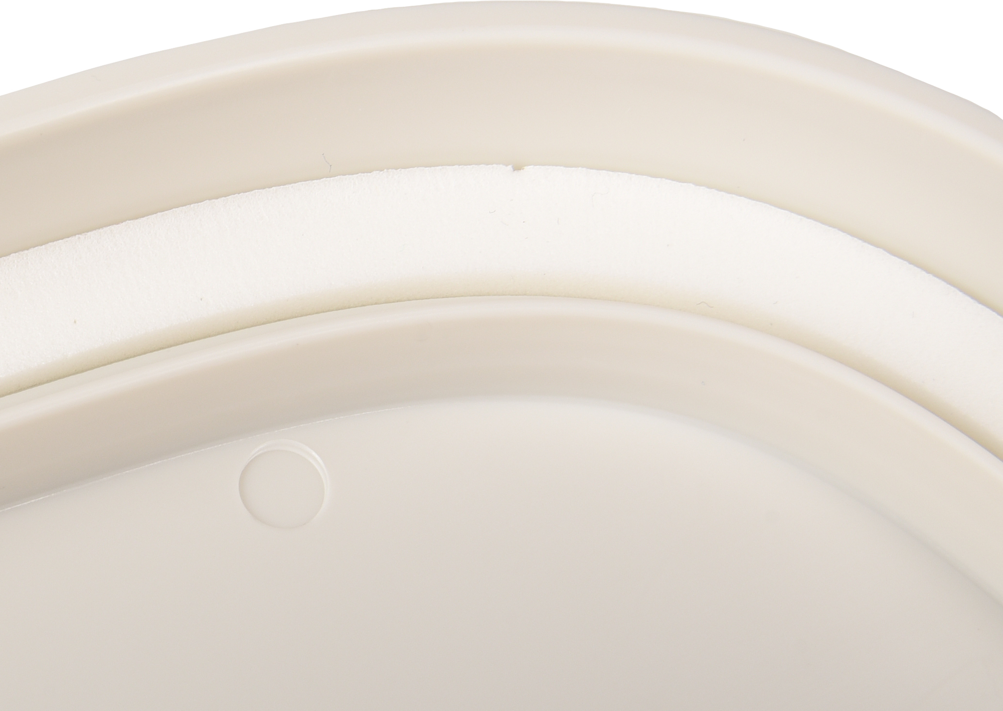 Conteneur à aliments June Rectangle Taupe & Blanc